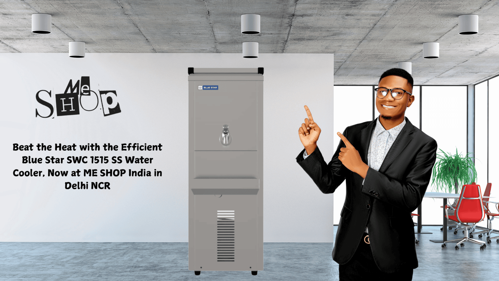 Beat the Heat with the Efficient Blue Star SWC 1515 SS Water Cooler, Now at ME SHOP India in Delhi NCR